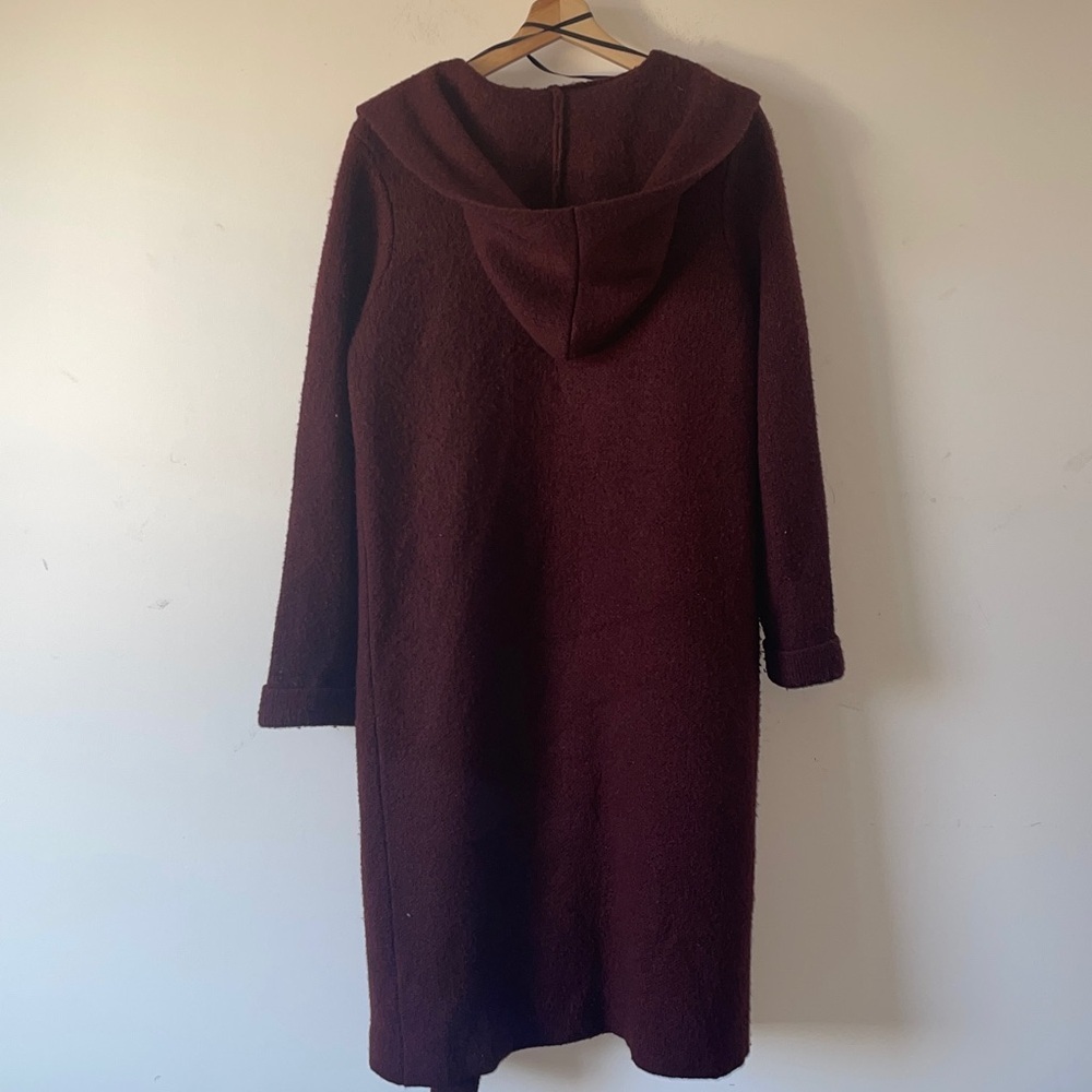 Forever 21 Deep Red Hooded Cardigan - Picture 13 of 14